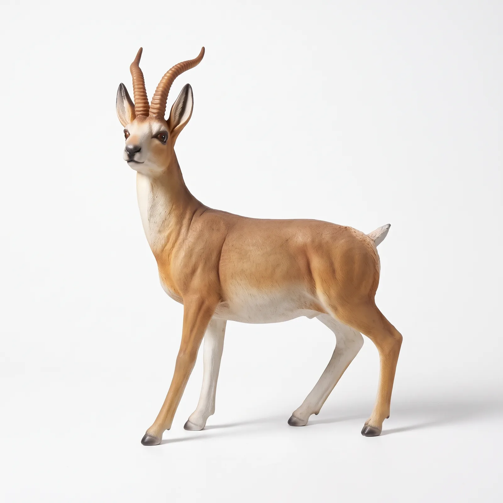 Antilope Beeld Staand 125cm – Natuurlijke Kleuren Tuinbeeld